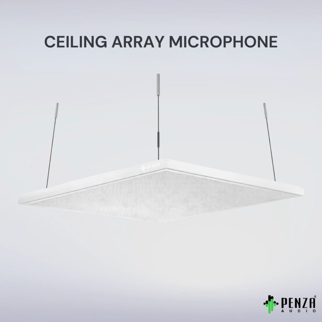 NON-INDUCTIVE SOUND REINFORCEMENT CEILING ARRAY MICROPHONE