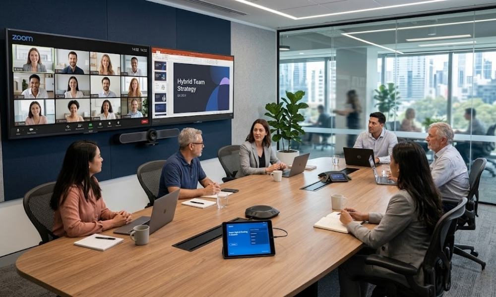 Hybrid Meeting Room Setup